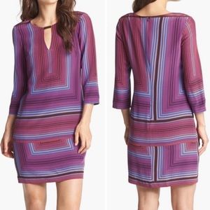 ✨Trina Turk✨ Cicely Geometric Print Silk Dress Size 4